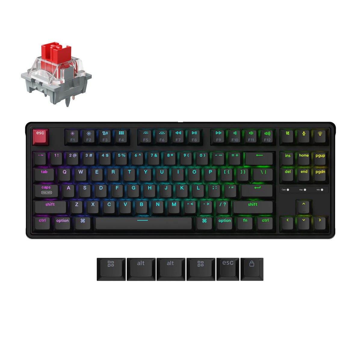 Keychron C3 Pro 8K QMK Wired Custom Mechanical Keyboard