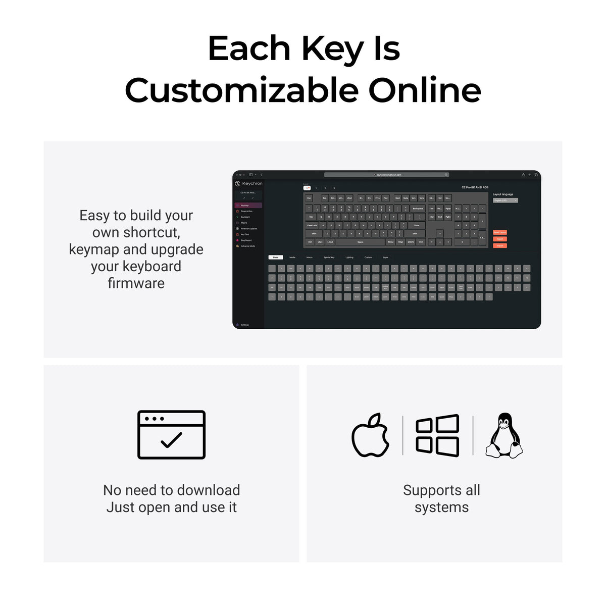 Keychron C2P 8K Launcher Customization