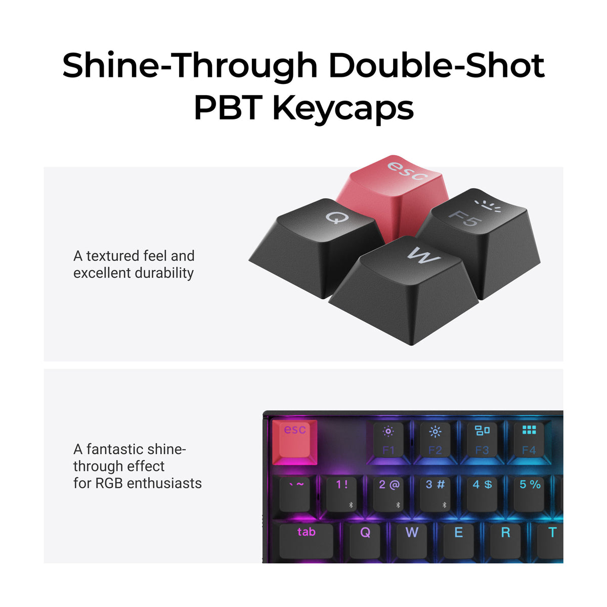 Keychron K8X Double-shot PBT Keycaps