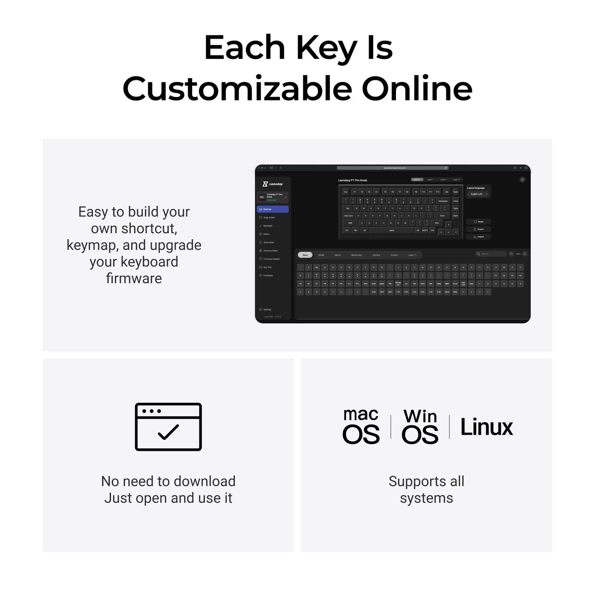 Lemokey P1 Pro Laucher Customization