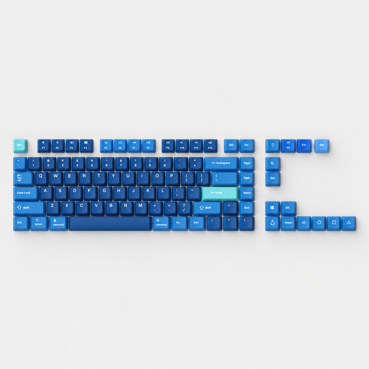 OEM Dye-Sub PBT Keycap Set - Ocean