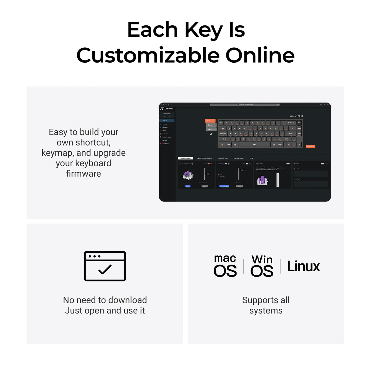 Lemokey P2 HE Launcher Customization