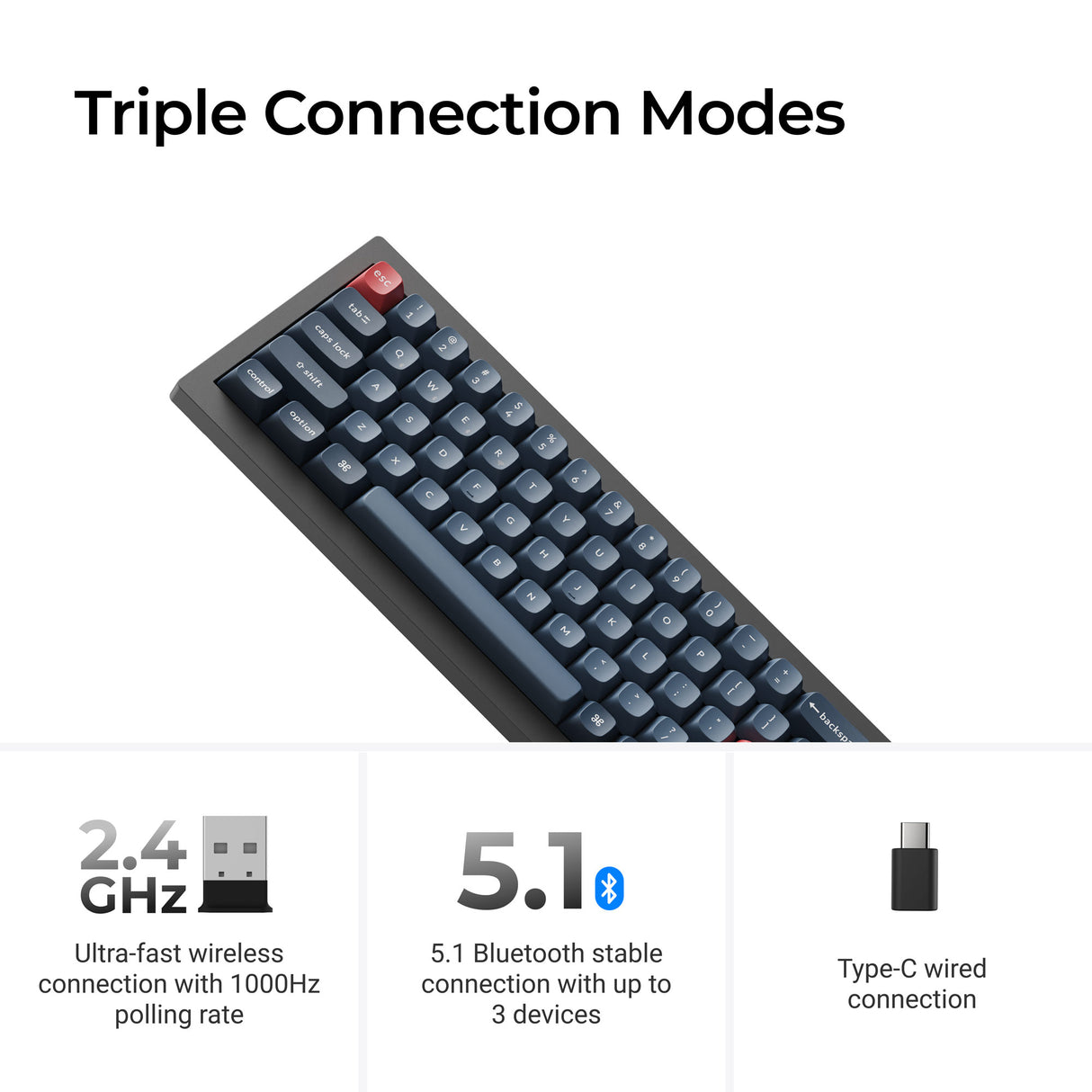 Keychron V2 Max Triple Connection Modes