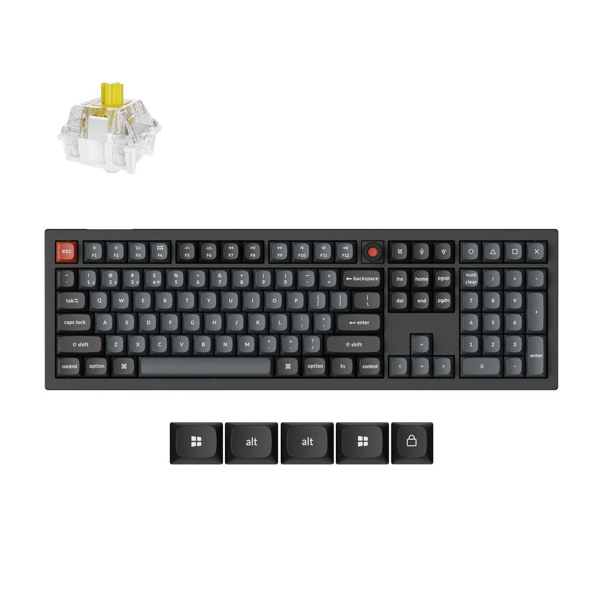 Keychron V6 8K QMK Wired Custom Mechanical Keyboard