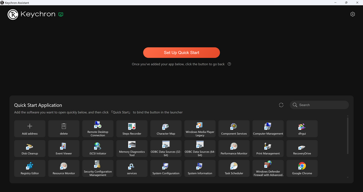 How to use Quick Start on the launcher