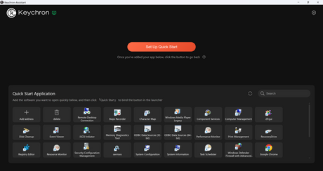 How to use Quick Start on the launcher