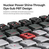 Bio-Individual Keycap Set Shine-through design