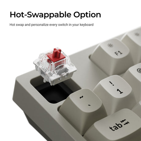 Keychron C1 PRO 8K Hot-swappable Feature