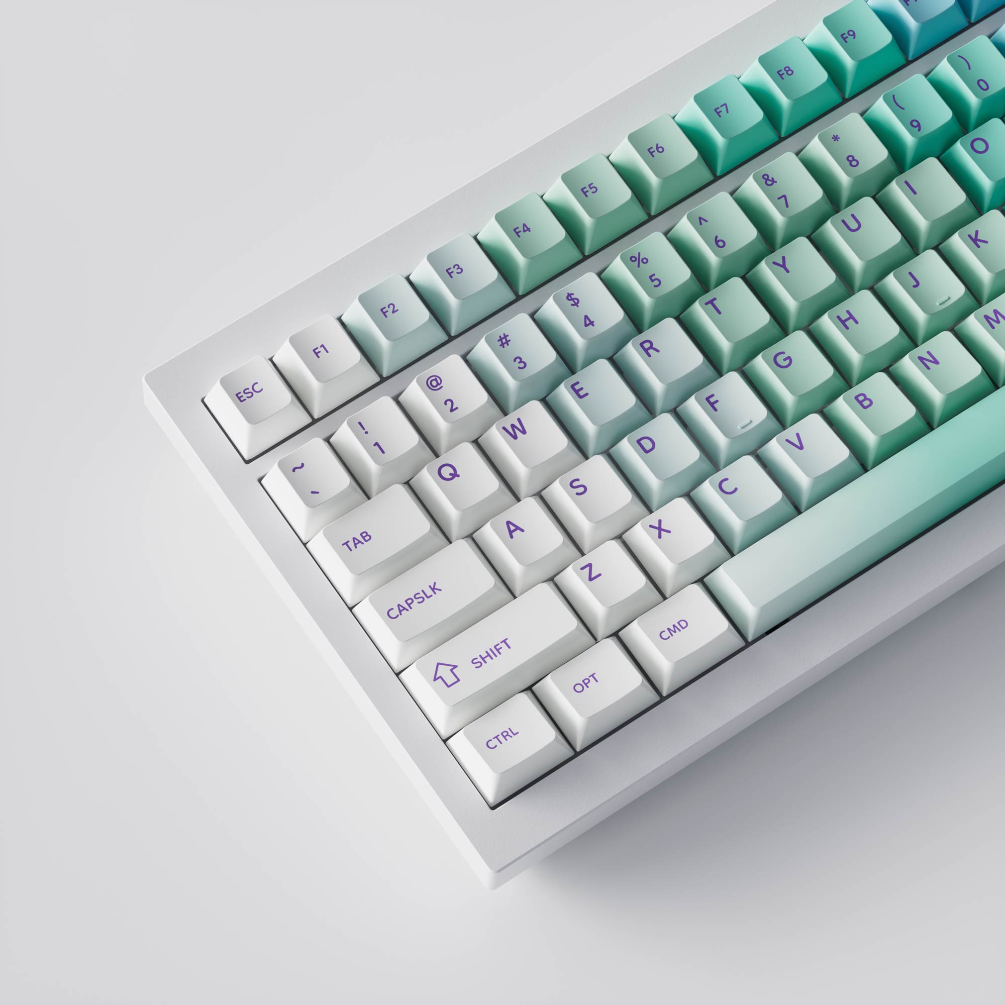 Cloud and Snow - Cherry Profile Dye-Sub PBT Full Keycap Set