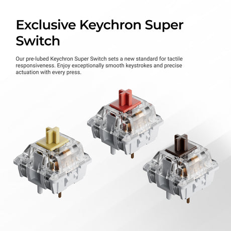 Keychron K10 QMK Wireless Mechanical Keyboard (Version 2) Super Switch
