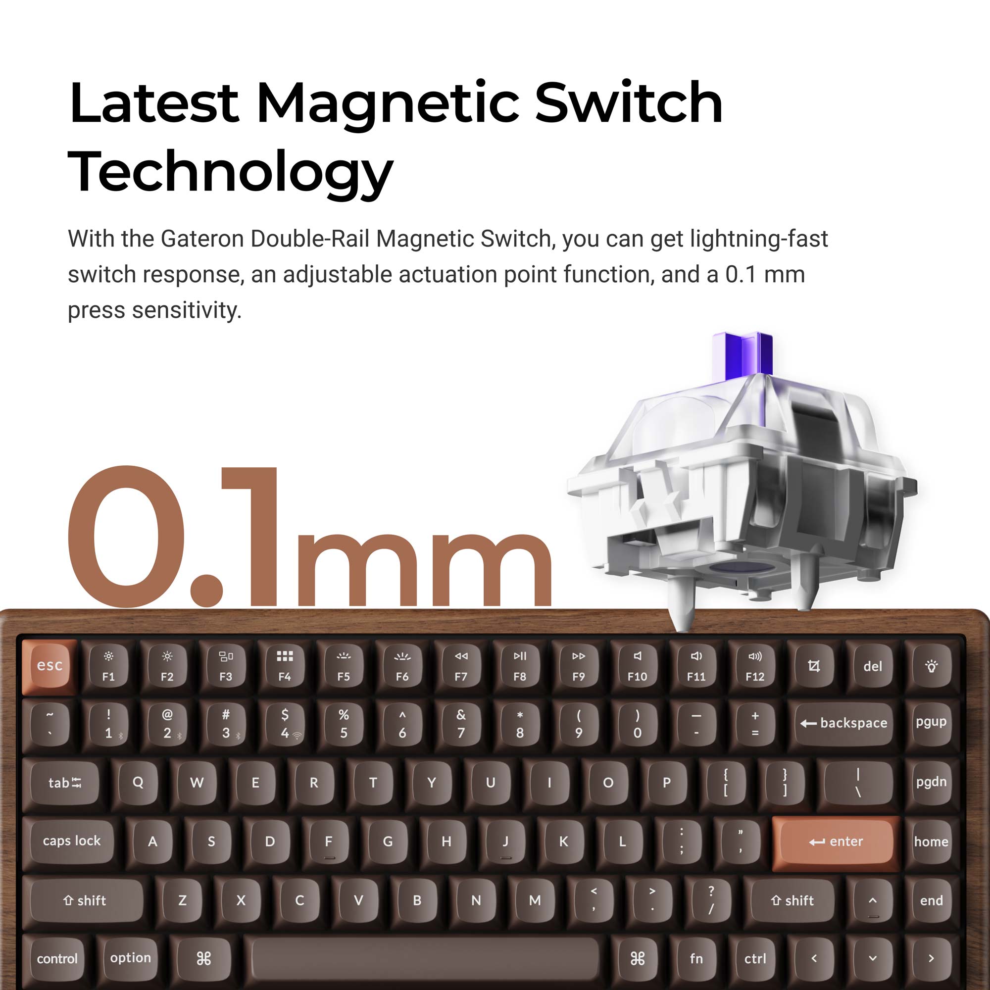 K2 HE All-Wood Special Edition Magnetic Switch