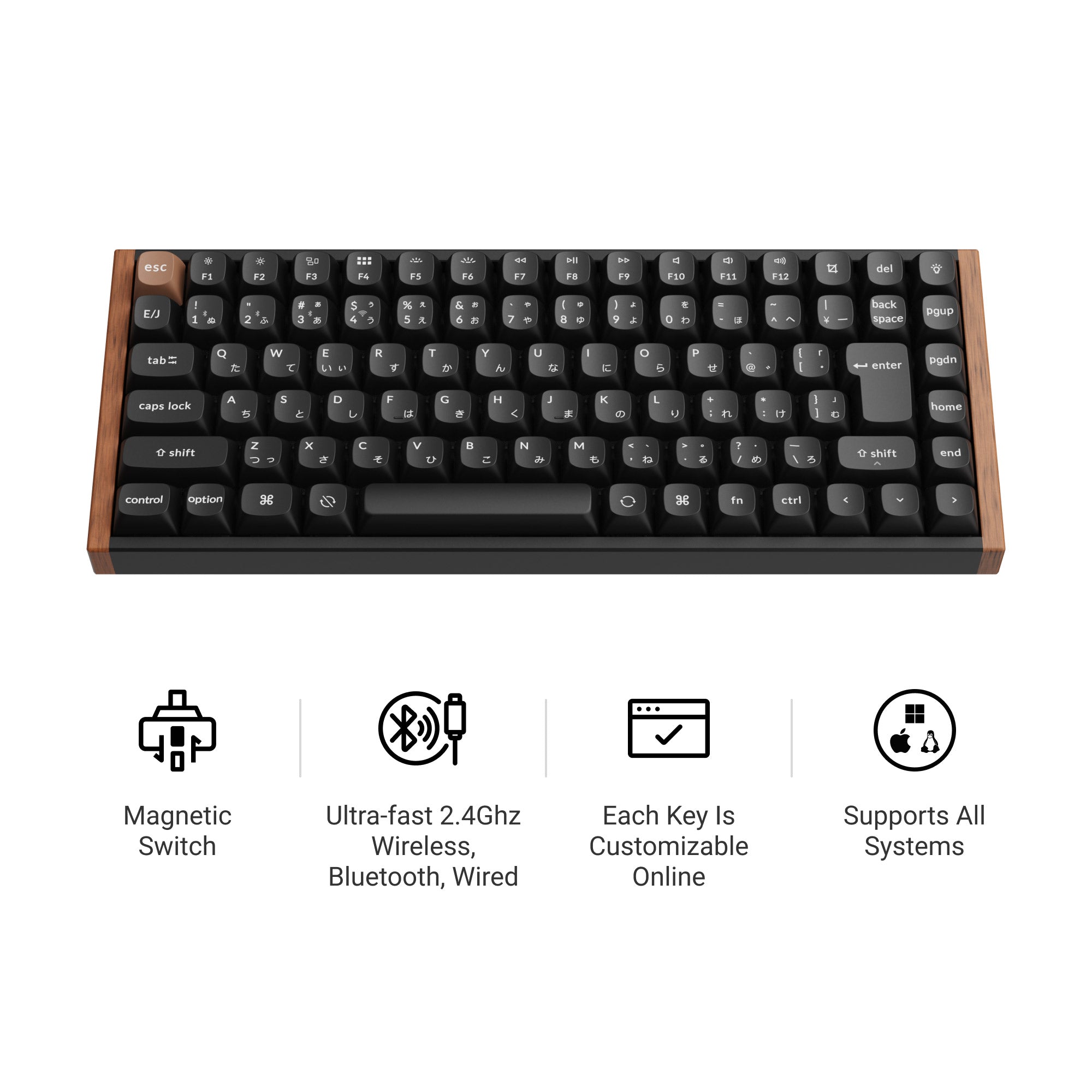 Keychron K2 HE JIS Iconic Features