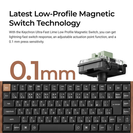 Keychron K3 HE Wireless Magnetic Switch Keyboard (Japan JIS Layout)