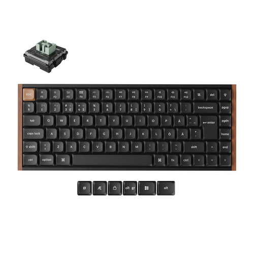 Keychron K3 HE Wireless Hot-swappable RGB Backlight - Black (Special Edition) Nordic Layout