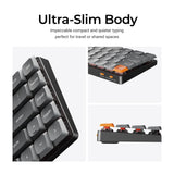 Keychron K7 Max QMK/VIA Wireless Custom Mechanical Keyboard Ultra-slim Body