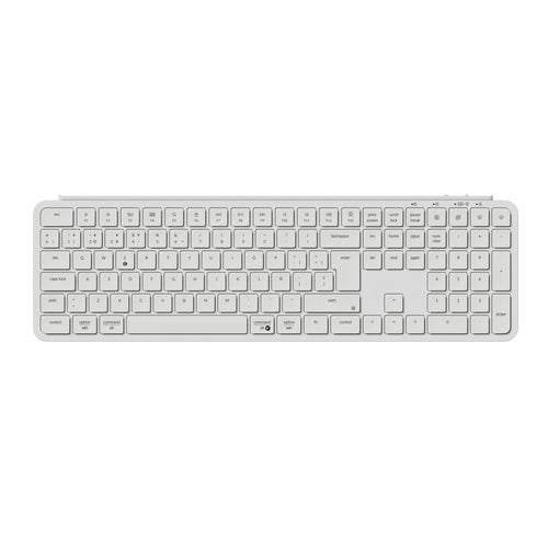Keychron B6 Pro Ultra Slim Wireless Keyboard Ivory White Spanish-ISO