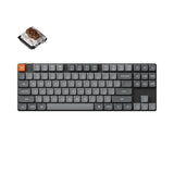 Keychron K1 Max QMK VIA Wireless Custom Mechanical Keyboard TKL Layout Fully Assembled for Mac Windows Linux Gateron Low Profile Brown