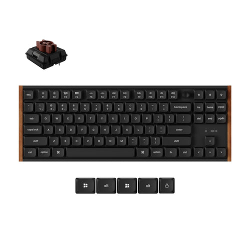 Keychron K1 Ultra 8K Wireless Custom Mechanical Keyboard Milk POM Switch Brown