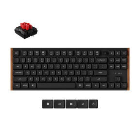 Keychron K1 Ultra 8K Wireless Custom Mechanical Keyboard Milk POM Switch Red