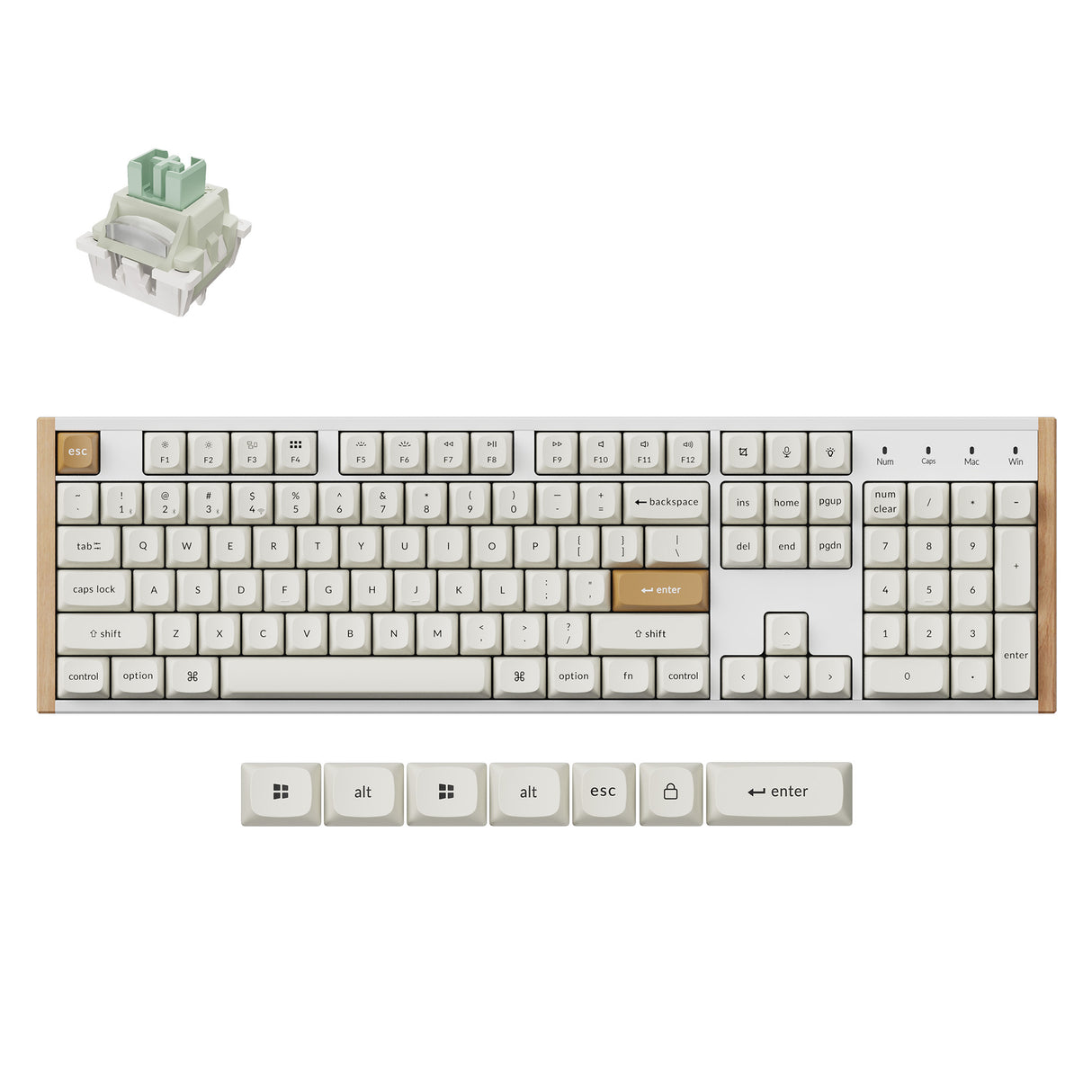 Keychron-K10-HE-Swappable-RGB-Backlight-Aluminum-Keychron-Ultra-Fast-Lime-Switch-Special-Edition-White