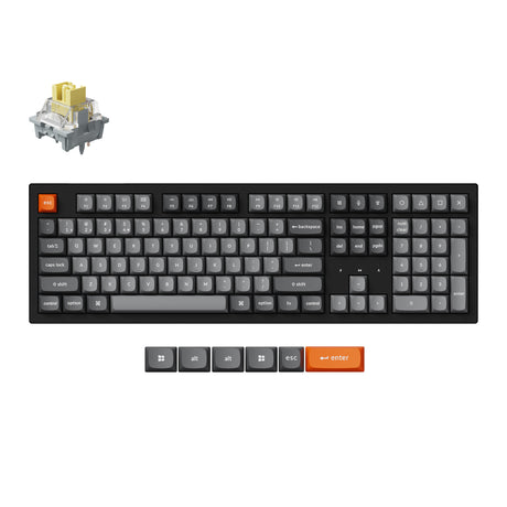 Keychron-K10-Max-QMK-Wireless-Custom-Mechanical-Keyboard-RGB-Backlight-100percent-Layout-Fully-Assembled-for-Mac-Windows-Linux-Hot-Swappable-Keychron-Apex-Banana