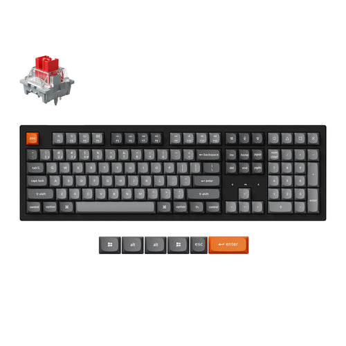 Keychron-K10-Max-QMK-Wireless-Custom-Mechanical-Keyboard-RGB-Backlight-100percent-Layout-Fully-Assembled-for-Mac-Windows-Linux-Hot-Swappable-Keychron-Apex-Red