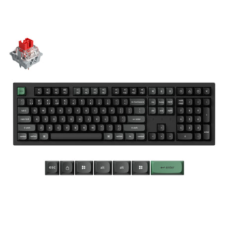 Keychron K10 Ultra 8K Wireless Custom Mechanical Keyboard Red Apex Switch