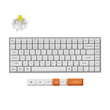 Keychron K2 Max QMK Wireless Custom Mechanical Keyboard RGB Backlight 75% Layout Fully Assembled for Mac Windows Linux Hot Swappable Keychron Super Banana