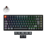 Keychron K2 Version 3 QMK Wireless Keyboard ISO Swiss Aluminum Brown Switch