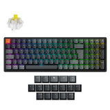 Keychron K4 QMK Wireless Mechanical Keyboard ISO-DE Aluminum Banana Switch