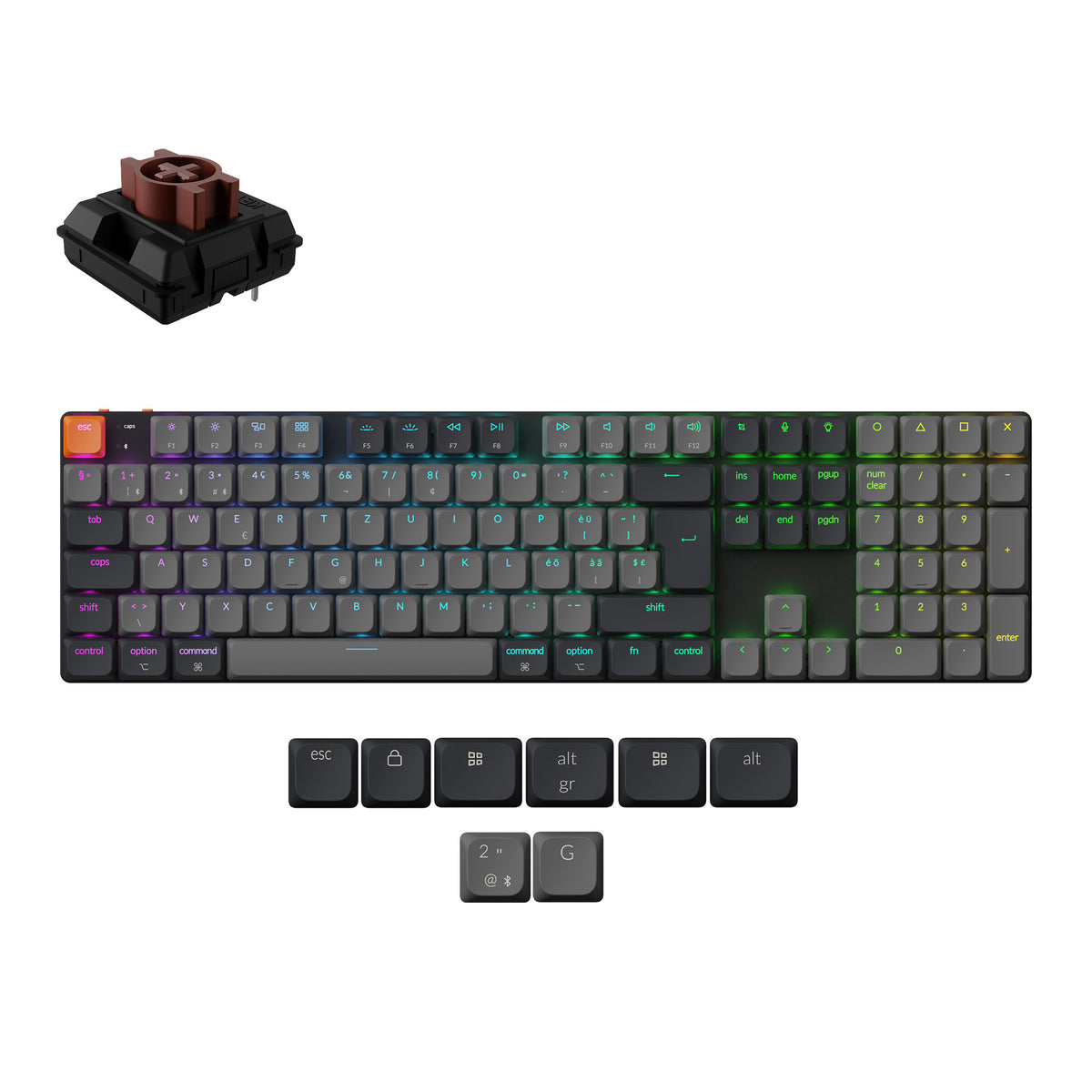 Keychron-K5-Version-2-QMK-Ultra-Slim-Wireless-Custom-Mechanical-Keyboard-Brown-Switch-Swiss