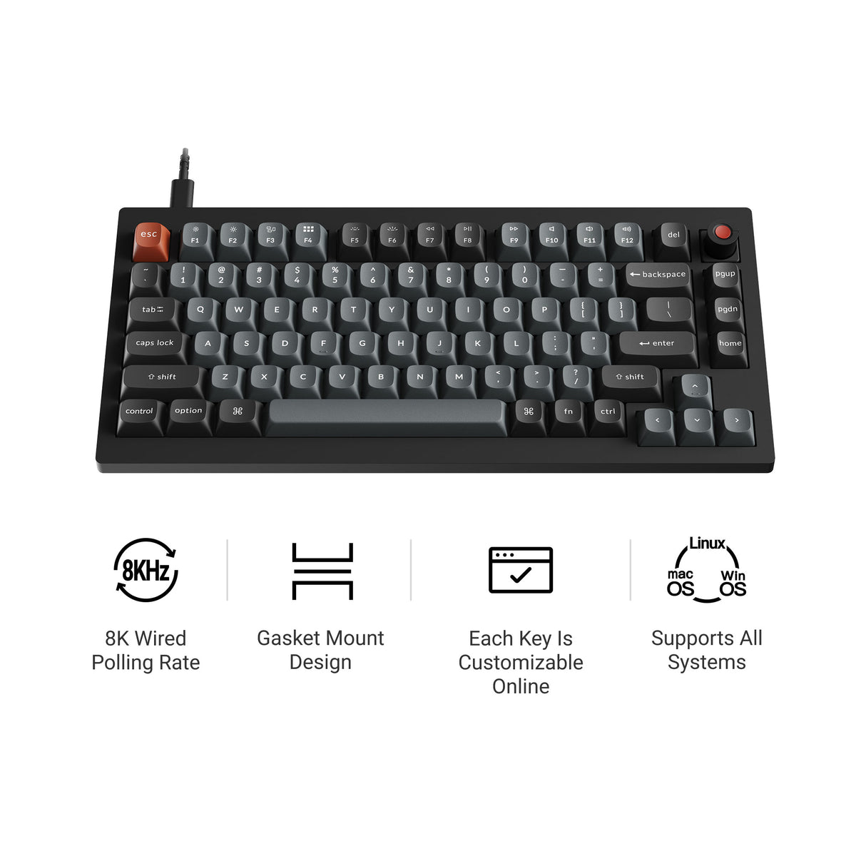 Keychron V1 8K Iconic Features