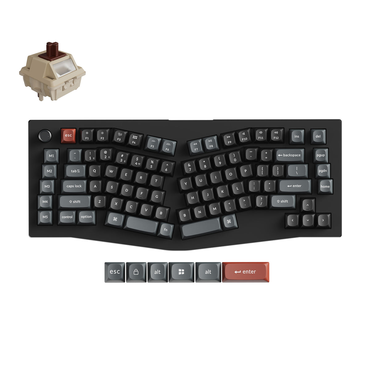 Keychron-V10-Ultra-8K-Alice-Brown-Switch