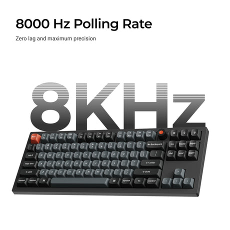 Keychron V3 8K QMK Wired Custom Mechanical Keyboard