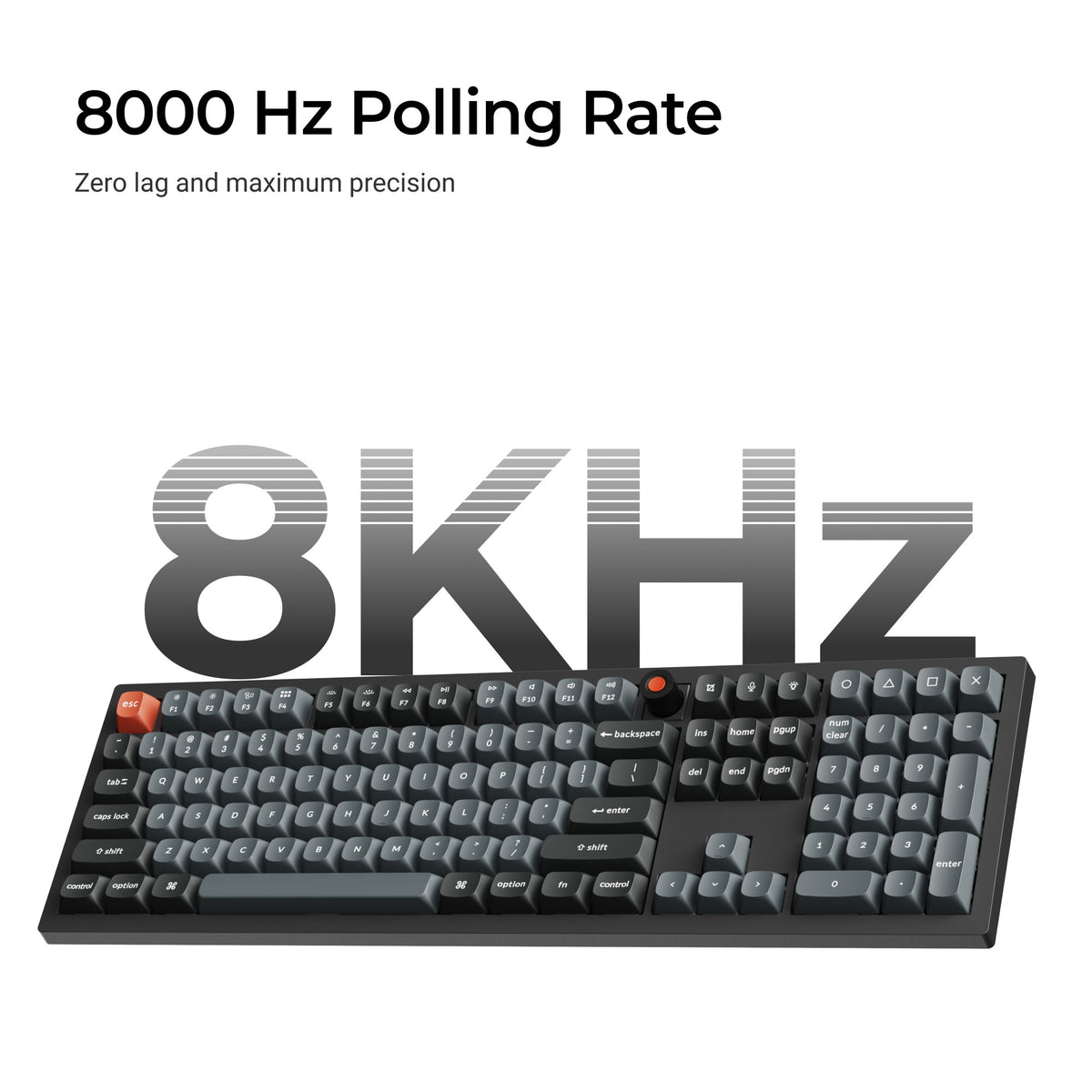 Keychron V6 8K QMK Wired Custom Mechanical Keyboard