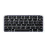 Keychron B1 Pro Ultra Slim Wireless Keyboards 75 Percent Layout for Mac Windows and Android Space Gray