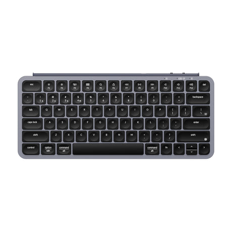 Keychron B1 Pro Ultra Slim Wireless Keyboards 75 Percent Layout for Mac Windows and Android Space Gray