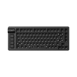 Lemokey L1 QMK VIA Wireless Custom Gaming Keyboard 75% Layout Aluminum Carbon Black Barebone for Windows Mac Linux