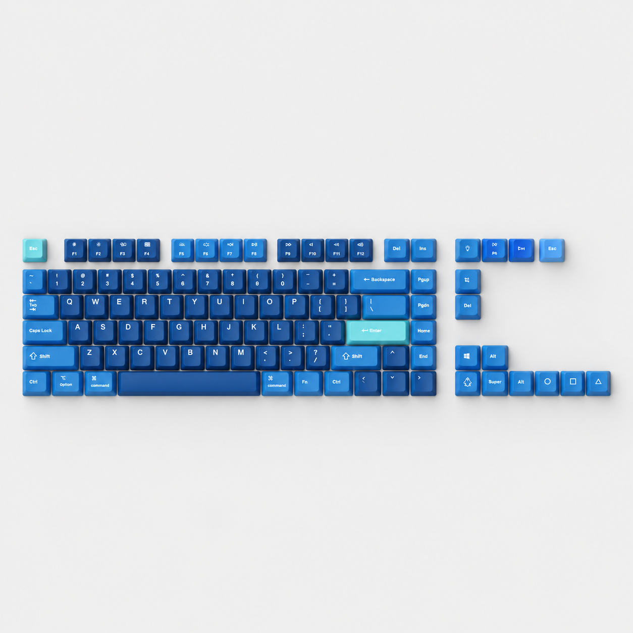 OEM Dye-Sub PBT Keycap Set - Ocean