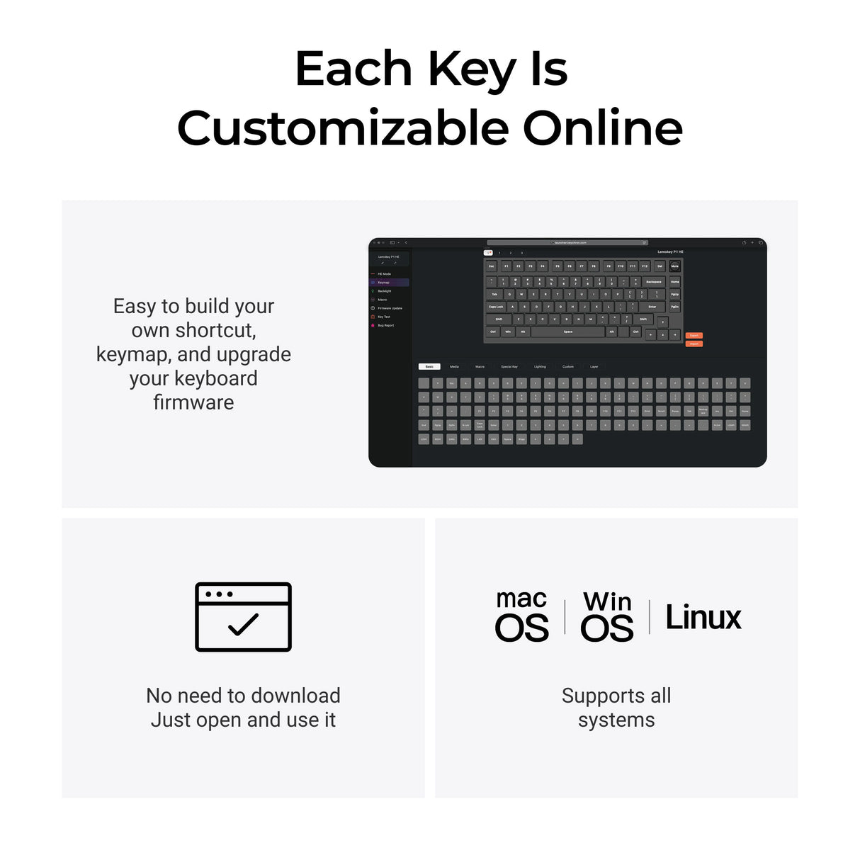 Lemokey P1 HE Launcher Customization