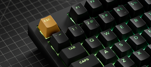 Cherry Profile Shine-Through Double-Shot PBT Keycaps