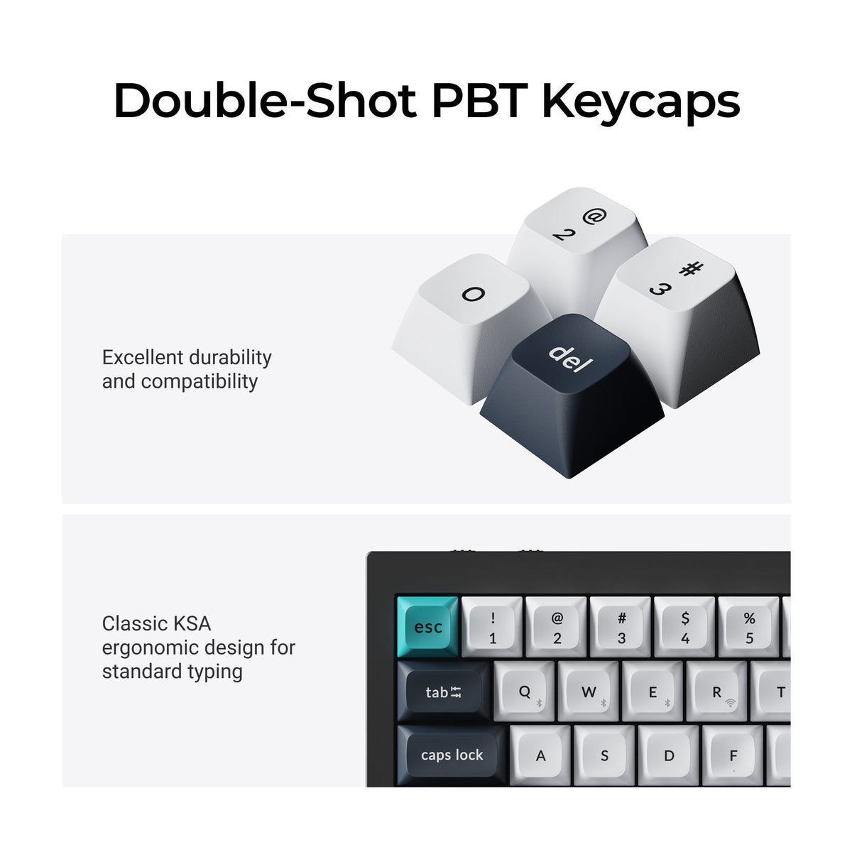 Keychron Q2 Max Double-shot PBT Keycaps