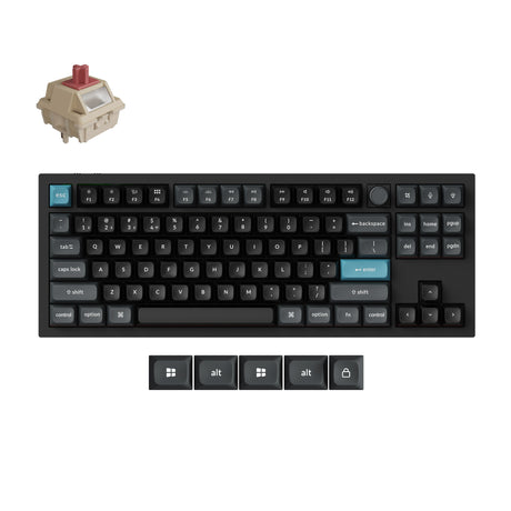 Q3 Ultra 8K Wireless Hot-swappable RGB Backlight Red Switch - Black