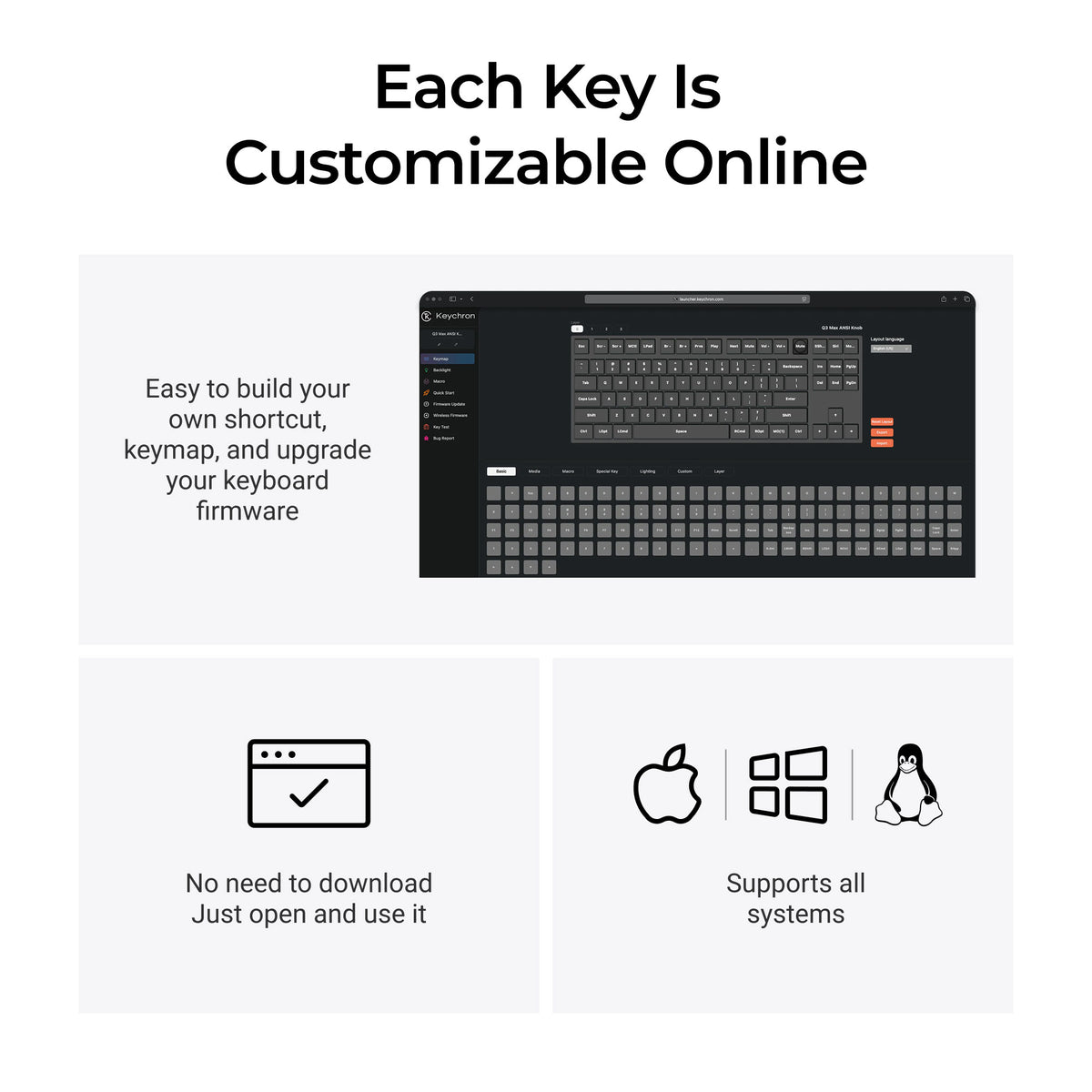 Keychron Q3 Max Launcher Customization