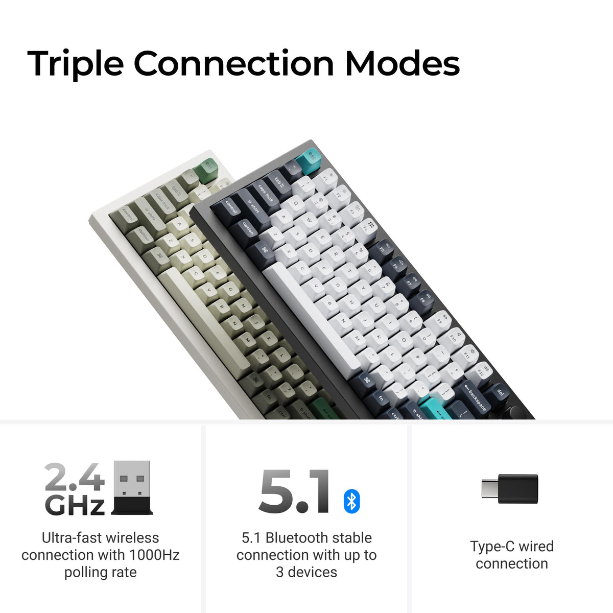 Keychron Q3 Max Triple Connection Modes