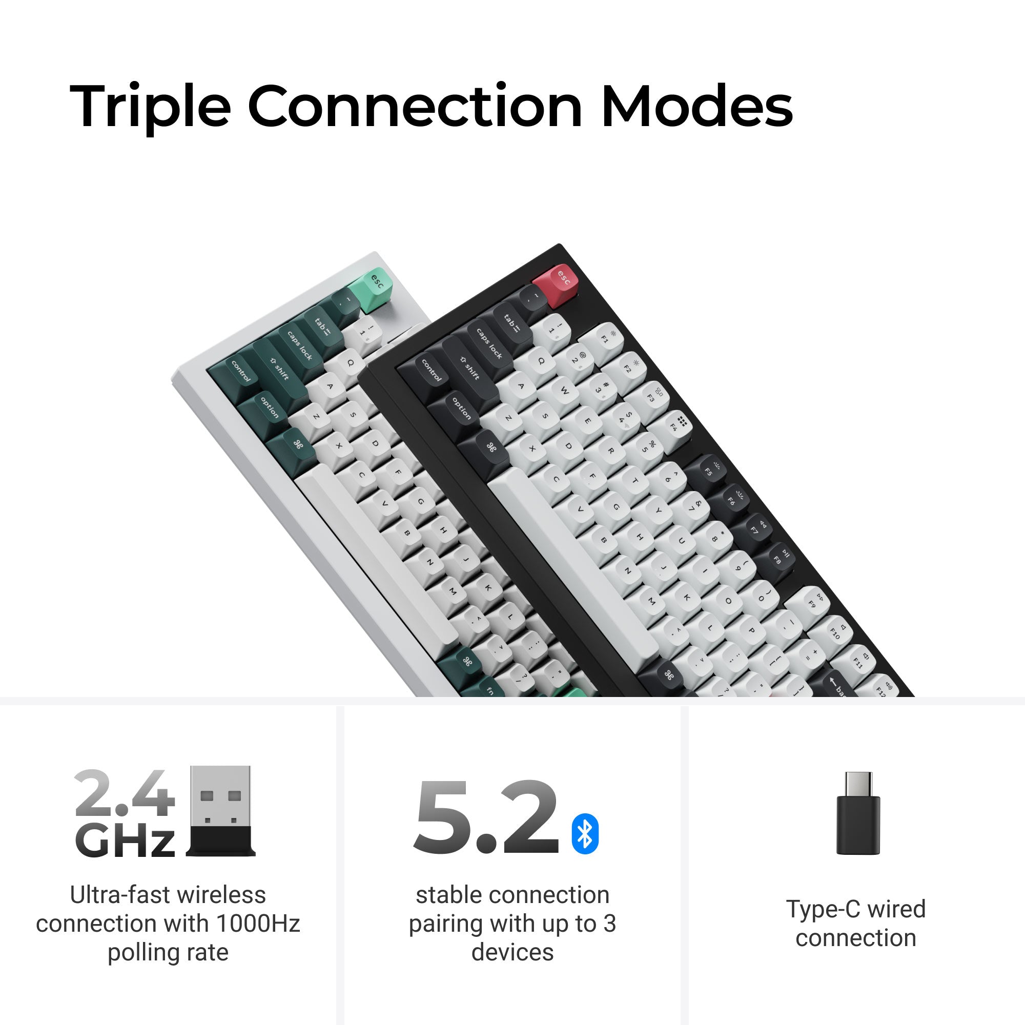 Keychron Q5 HE Triple Connection Modes