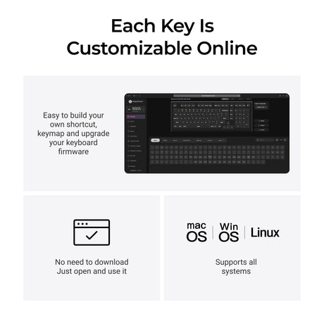 Keychron Q5_Ultra Wireless Hot Swappable Mechanical Keyboard Silk POM Switch-_Customize