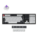 Keychron Q6 HE QMK Wireless Custom Magnetic Switch Keyboard 100% Layout Fully Assembled for Mac Windows Linux Gateron Nebula Switch ISO UK Layout