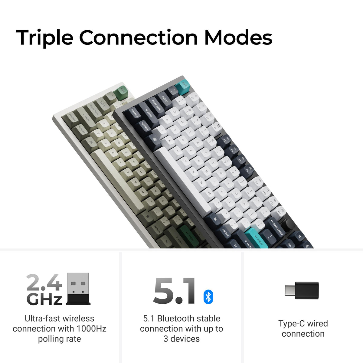 Keychron Q6 Max Triple Connection Modes