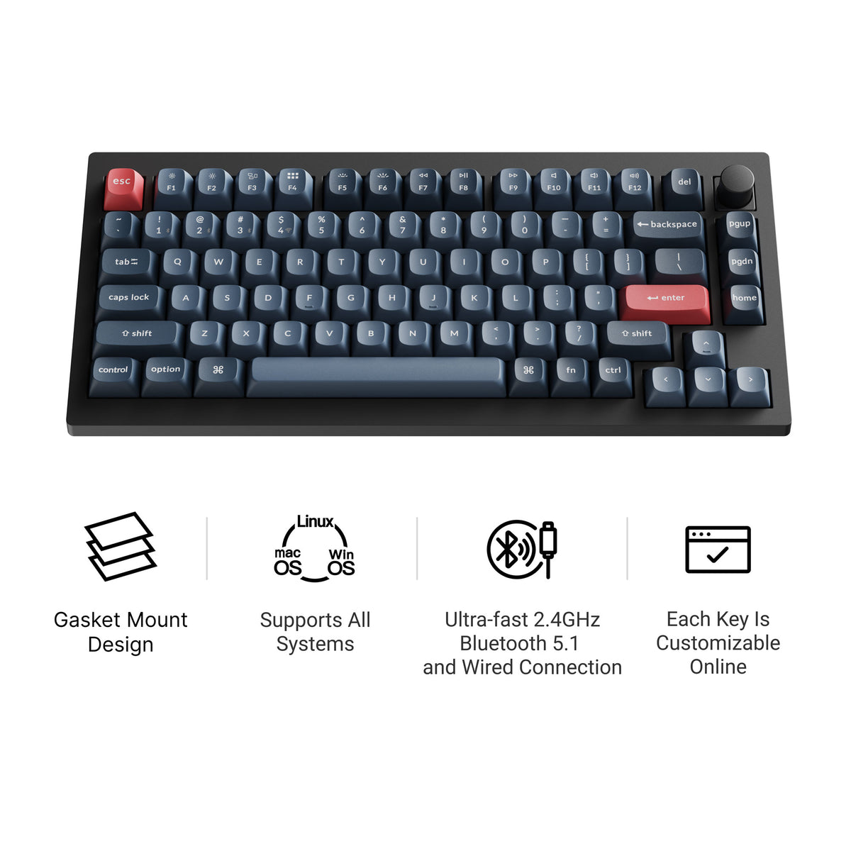 Keychron V1 Max Iconic Features